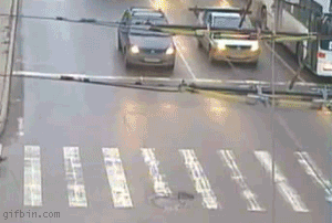 Dramatic GIFs of People Who Are Incredibly Lucky To Be Alive