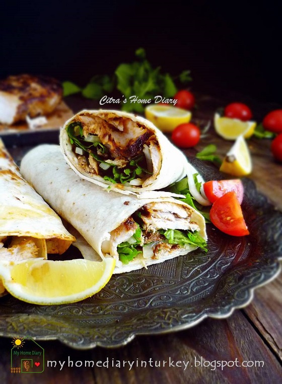 Citra's Home Diary: Turkey or Chicken Shawarma Recipe 