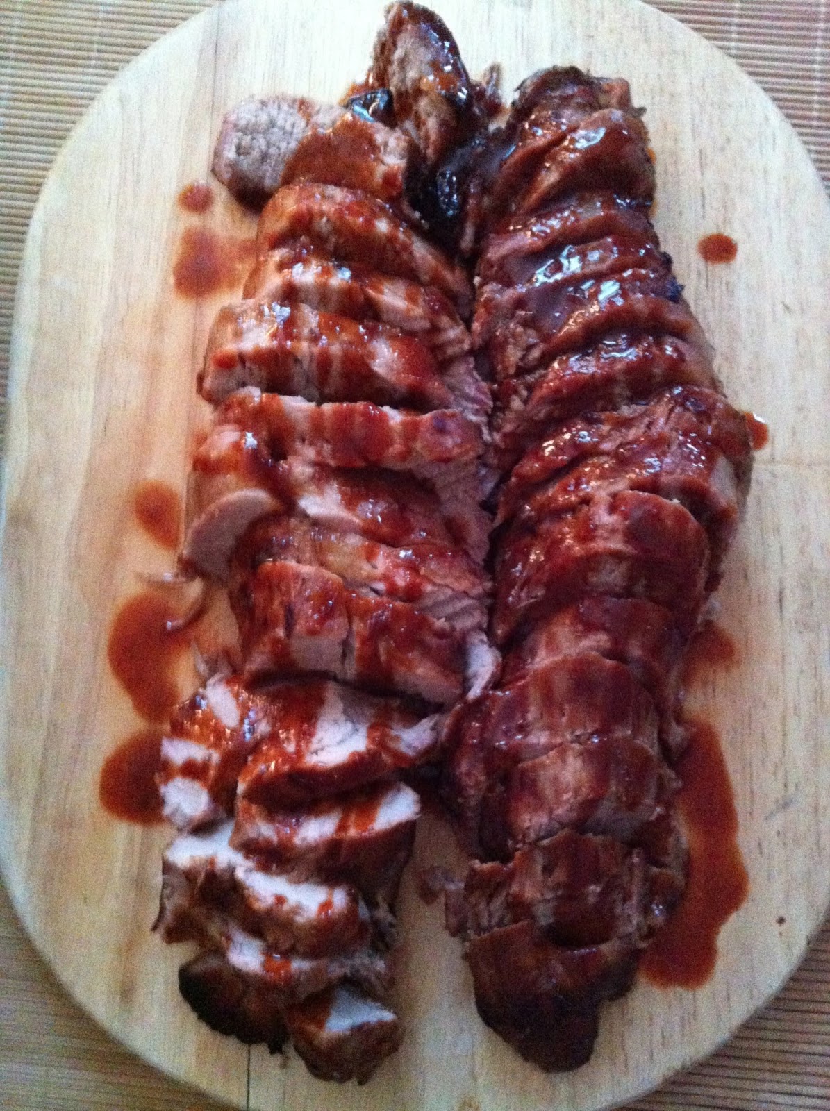 Taylor Made Asian Brined Pork Loin With A Hoisin Glaze Sesame Greens