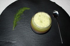 Délice de fraîcheur tricolore en verrine