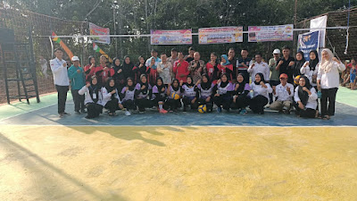  Sempena HUT RI Ke-79, Turnamen Bola Voli Se-Langgam Resmi Dibuka