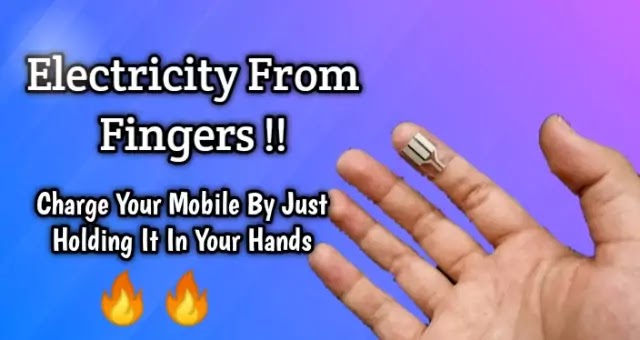 Electricity from Fingers