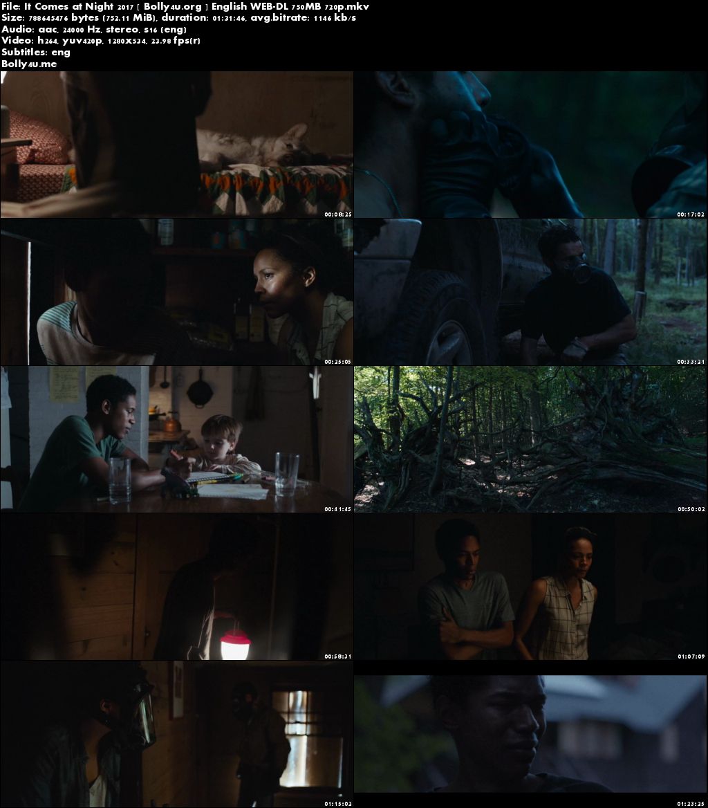 It Comes at Night 2017 WEB-DL 280MB Full English Movie ...