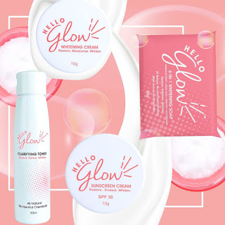 Hello Glow All Natural Whitening Set honest review. Blog for acne, scars, wrinkles, dark spots, and aging skin. Price and benefits.