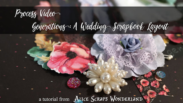 Generations: A Wedding Scrapbook Layout | Alice Scraps Wonderland