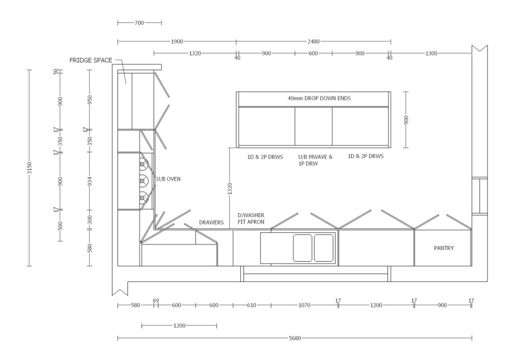 KITCHEN ISLAND Bench Dimensions | Home Interior Exterior ...