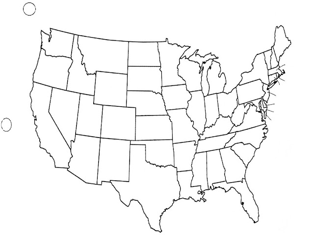 Map Outline Of United States