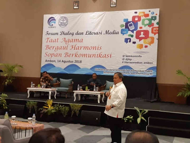 Kominfo dan PGI Gelar Dialog dan Literasi Media di Ambon