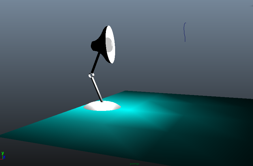 pixar lamp animation. animated lamp in the Pixar