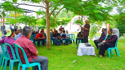 Bersama Dandim 1608, Wabup Bima Silaturahmi dengan Wartawan, LSM dan BEM