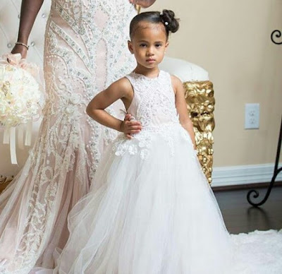 This cute little bride is the very definition of slay