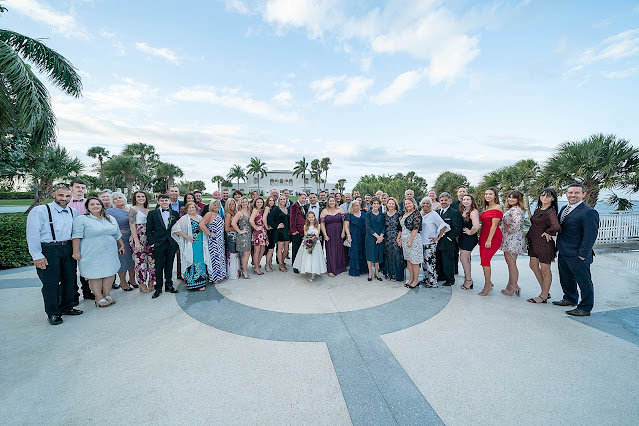 Wedding Portraits outside the Mansion at Tuckahoe Jensen Beach FL Wedding Venue