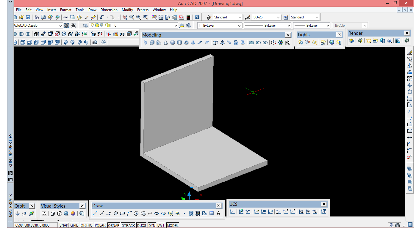 Blog Inspirasi TUTORIAL MEMBUAT EFEK CERMIN DI AUTOCAD 2007