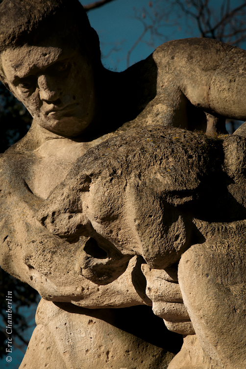 Héraclès terrassant le lion de Némée - Parc de l'Orangerie - Strasbourg