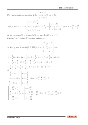 devoir de synthèse 3 math 3ème année technique