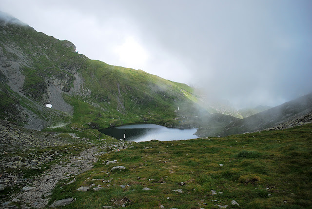 Between clouds transfagarasan