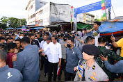 Ngabuburit di Makassar, Presiden Jokowi Kunjungi Pasar Terong