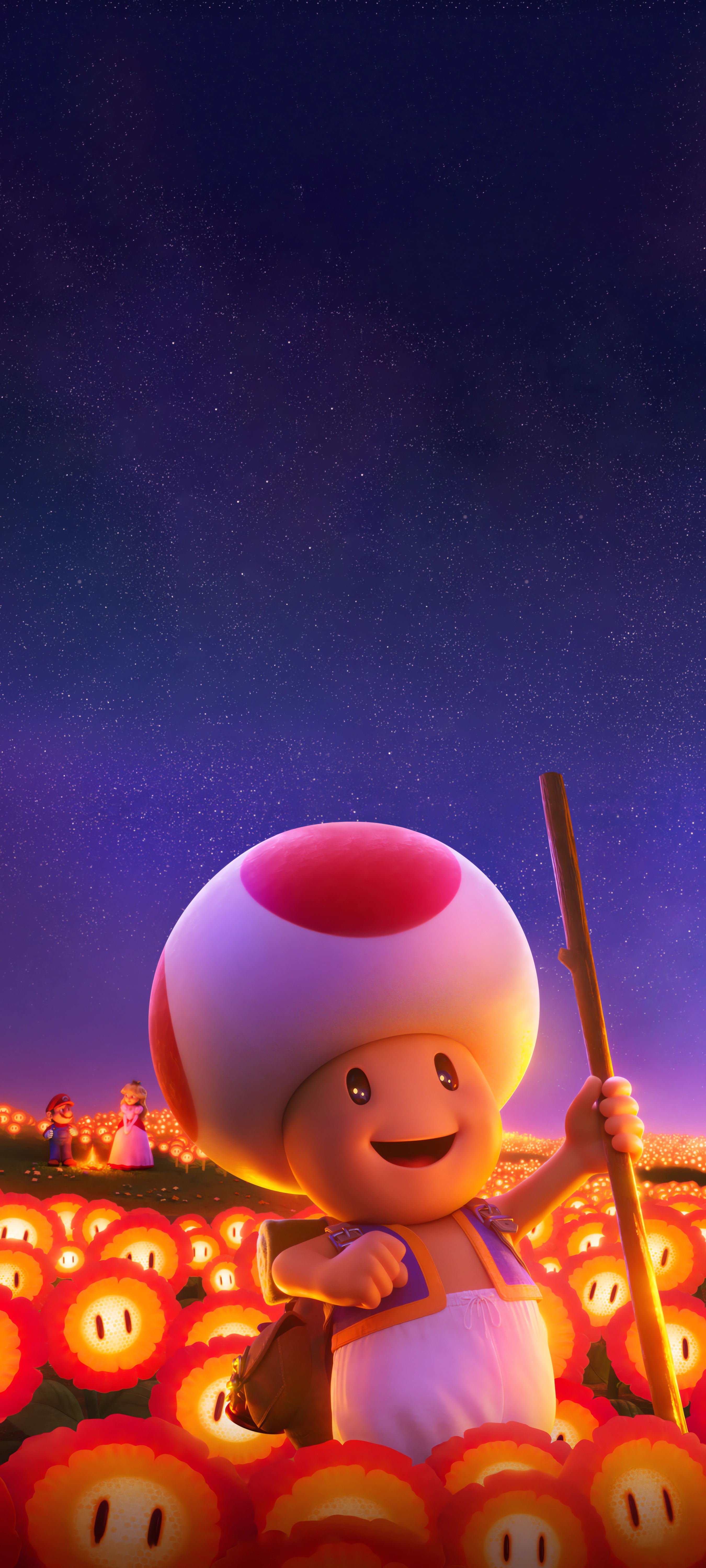 mario toad wallpaper