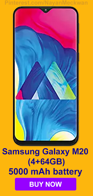 Samsung Galaxy M20 (4+64GB) Pricing in India 2019