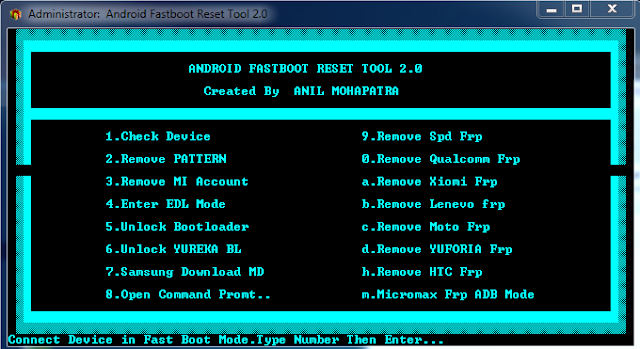 Android Fastboot Reset Tool 2.0 Free Download 100% Tested