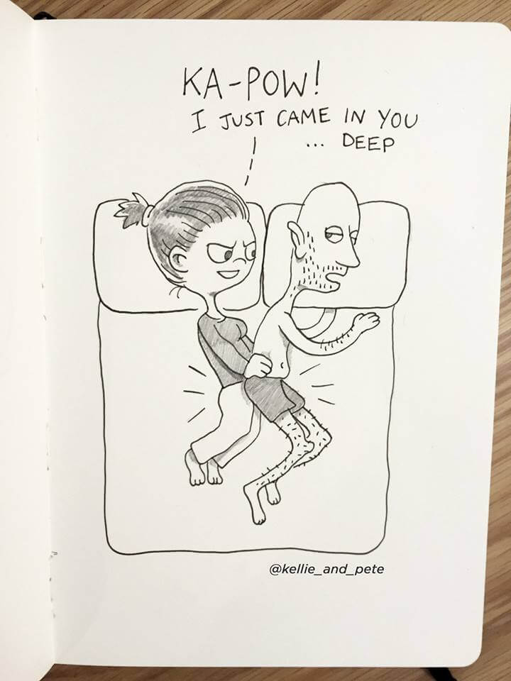 55 Amusing Illustrations Depicting The Fascinating Daily Life of Couples