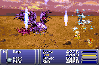 Strago uses the White Wind Lore in Final Fantasy VI.