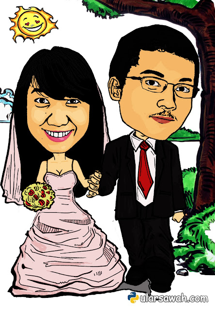 Wedding Caricature