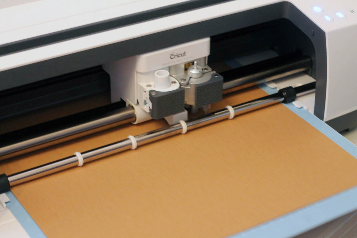 Cricut maker scoring chipboard