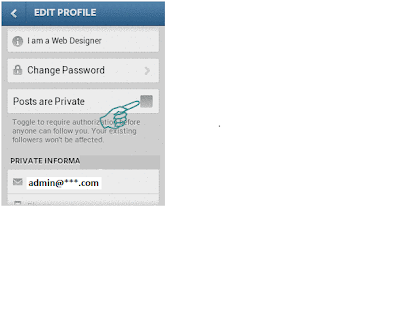 How to Lock Instagram Photos To Be Private 2