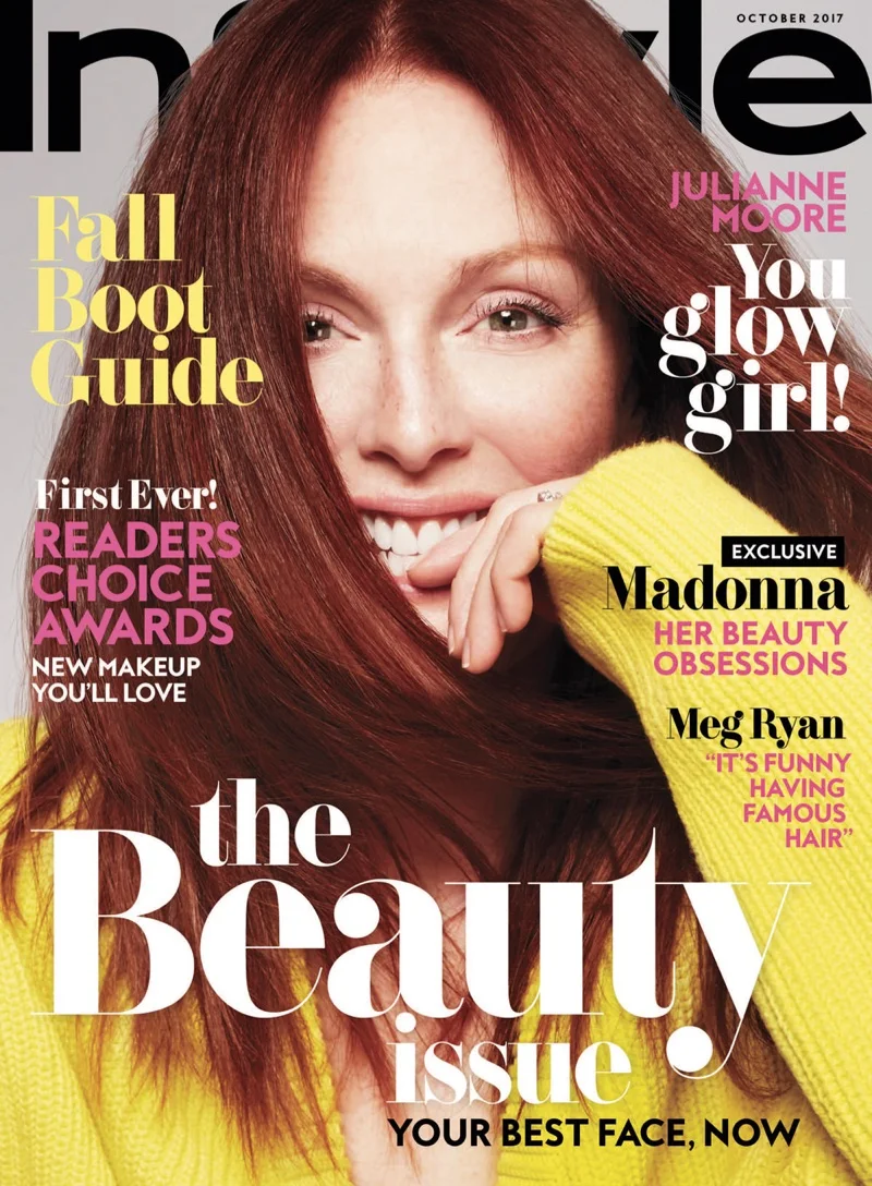 Julianne Moore covers InStyle October 2017