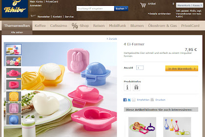 Shopping-Tipp: Eierformer Kollateral Tchibo
