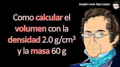 Una muestra de CO2 tiene una densidad de 2.0 g/cm3. Determine el volumen que ocuparía si su masa es de 60 g.