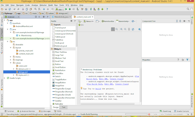 Creating New Project In Android Studio