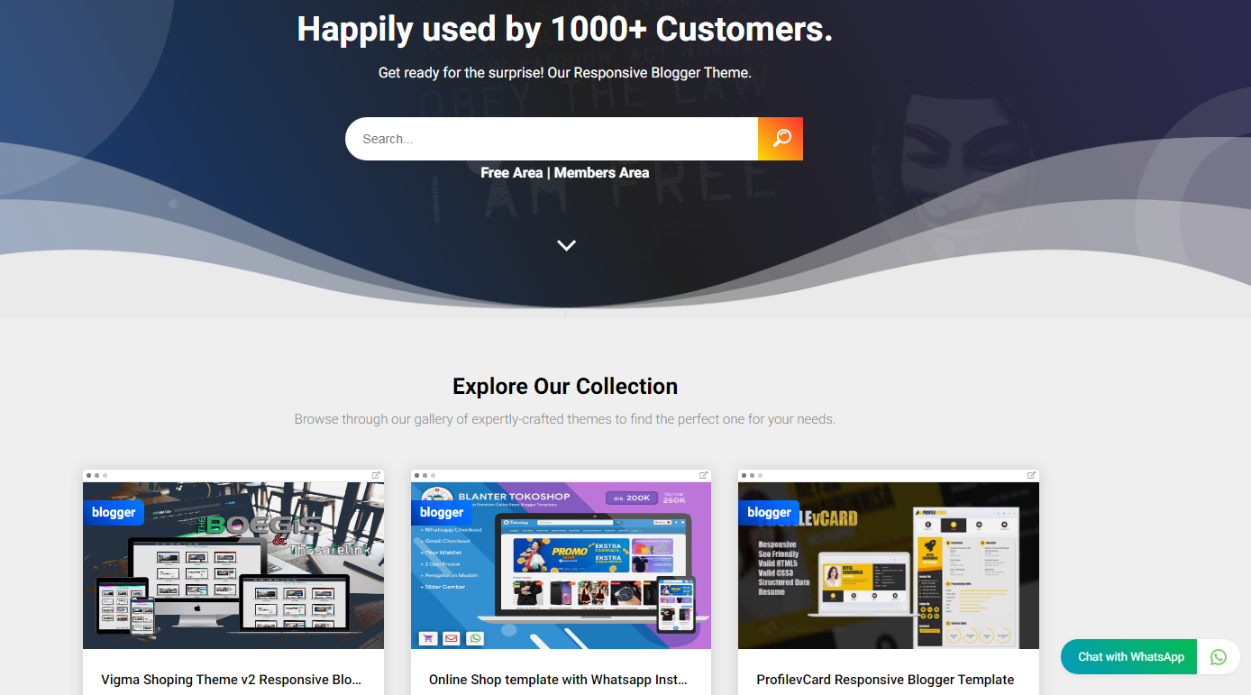 Goomsite Blogger Template