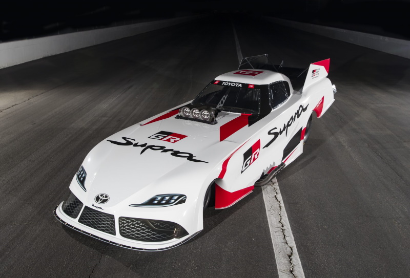 Toyota Unveils New Supra NHRA Funny Car