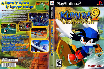 Jogo Klonoa 2 - Lunatea's Veil PS2 DVD Capa