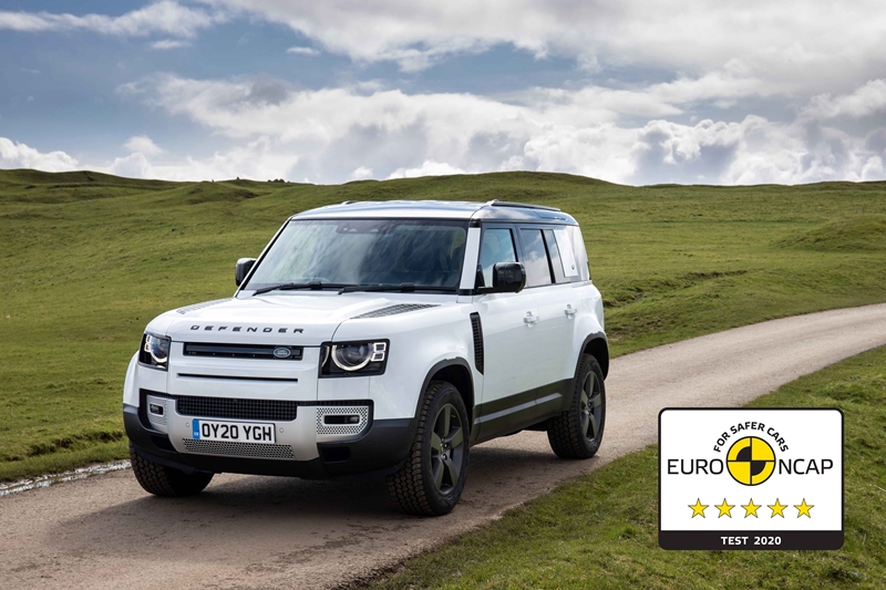 Yeni Land Rover Defender’a Euro NCAP’ten 5 Yıldız