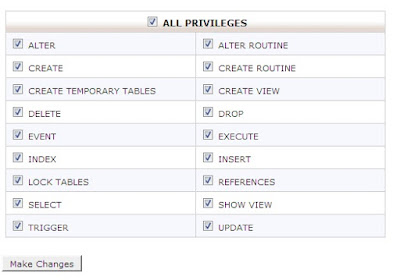 hak akses cpanel