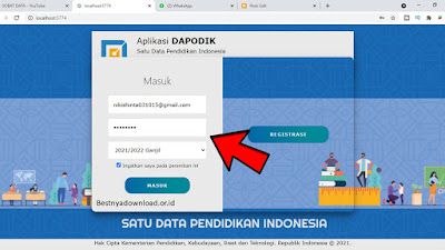 Reset Akun PTK di Dapodik 2022