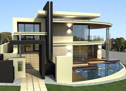 Modern unique homes designs.