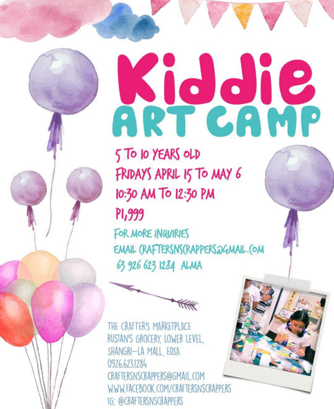 The Crafters Marketplace: Kiddie Art Camp