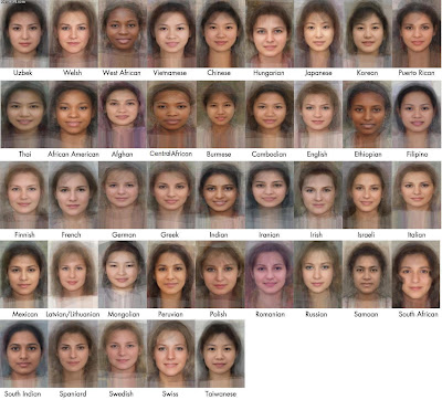 The Average Face of Women Across the World Seen On  www.coolpicturegallery.us