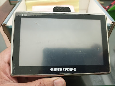 Perangkat GPS Super Spring SF410 Milik Penulis