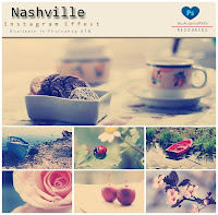 Instagram Nashville - PS Action, editing, desain