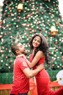 Dinakshi & Kavinga Christmas PhotoShoot
