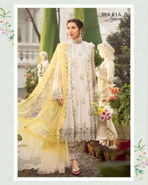 Latest Maria B Pakistani Designer Summer Dresses Collection 2022 For Eid