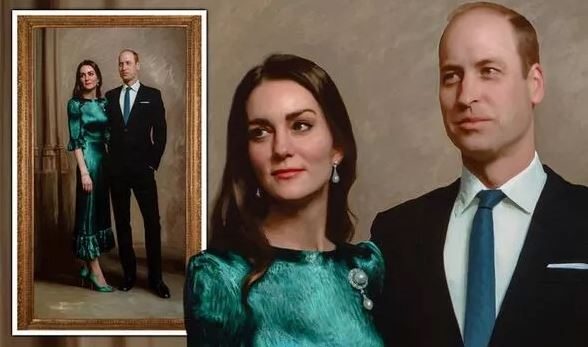 First Official Joint Portrait of the Duke and Duchess of Cambridge Unveiled Today