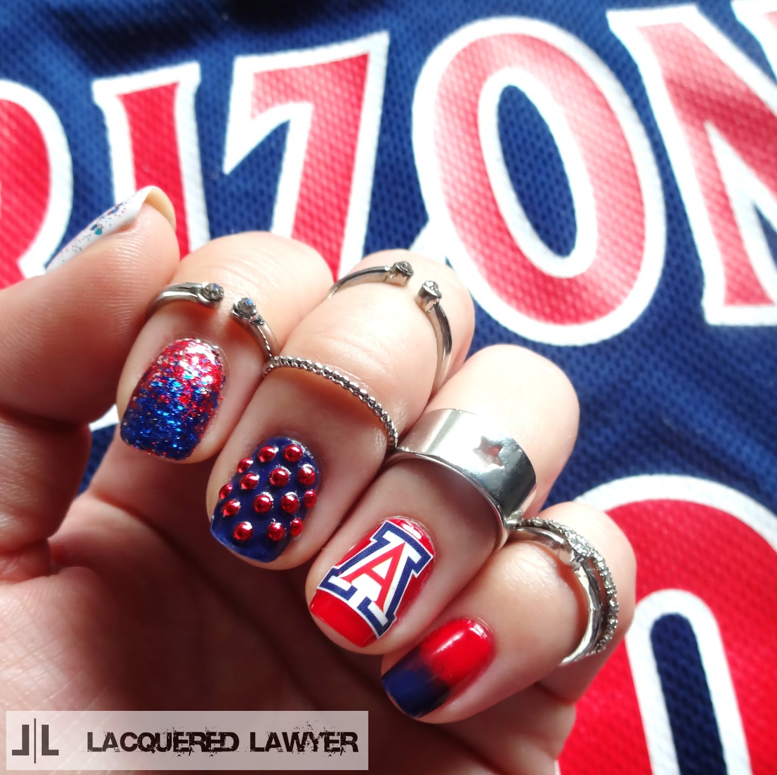 University of Arizona Nail Art
