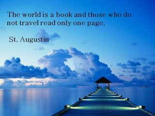 The world is a book and those who do not travel read only one page St St. Augustin