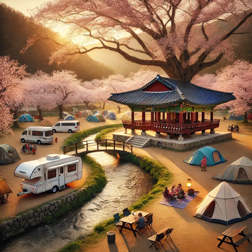 경상도-벚꽃-캠핑장-추천